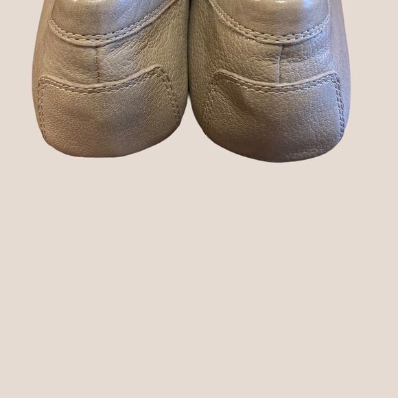 Michael Kors Clay Leather Driving Mocassin Flats 9 - Picture 5 of 6